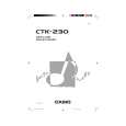 CASIO CTK-230 Instrukcja Obsługi