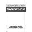 CASIO FX603P Instrukcja Obsługi