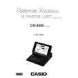 CASIO CW8800 Instrukcja Serwisowa