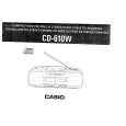 CASIO CD-610W Instrukcja Obsługi
