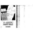 CASIO FX8000G Instrukcja Obsługi