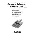CASIO DR-120XA Instrukcja Serwisowa