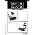 CASIO TK-2700 Instrukcja Obsługi