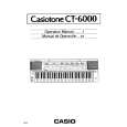 CASIO CT6000 Instrukcja Obsługi