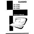 CASIO SF5580 Instrukcja Obsługi