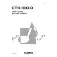 CASIO CTK-800 Podręcznik Użytkownika
