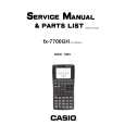 CASIO FX-7700GH Instrukcja Serwisowa