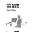 CASIO WK-1250 Podręcznik Użytkownika