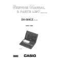CASIO DX500CZ Instrukcja Serwisowa