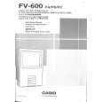CASIO FV600 Instrukcja Obsługi