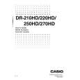 CASIO DR210HD Instrukcja Obsługi
