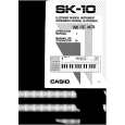 CASIO SK10 Instrukcja Obsługi