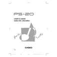 CASIO PS20 Instrukcja Obsługi