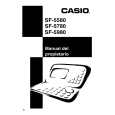 CASIO SF5780 Instrukcja Serwisowa